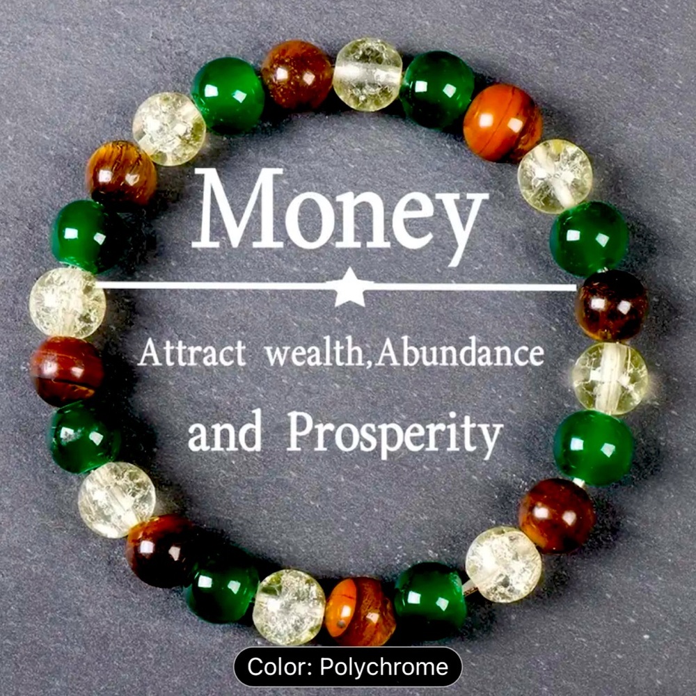- Natural Tiger Eye Stone Jewelry Gift for Relaxation, Enhancement of Success